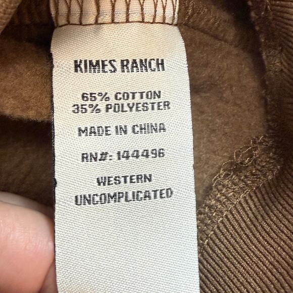 Kimes Ranch Two Scoops Fleece Hoodie Sweatshirt Size M Western Ranch Casual - Picture 7 of 14